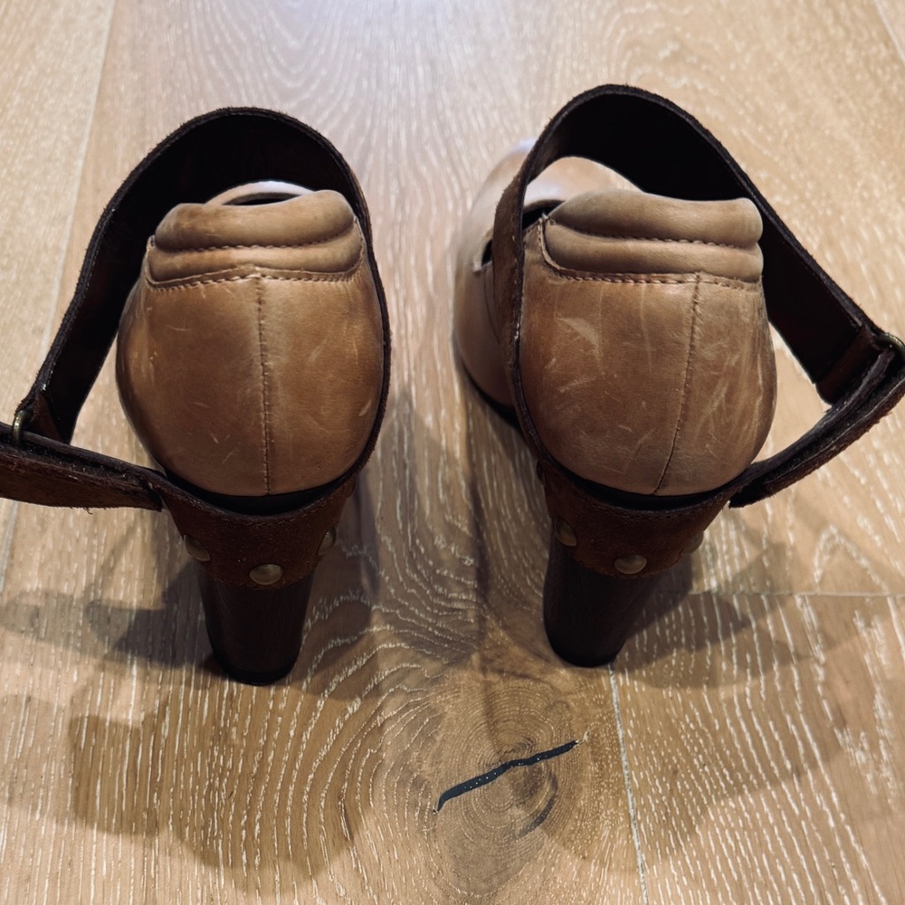NWOB Apepazza Bergamo Single Strap Leather Mary Jane Pump Heel, Size 7.5 - Picture 10 of 12